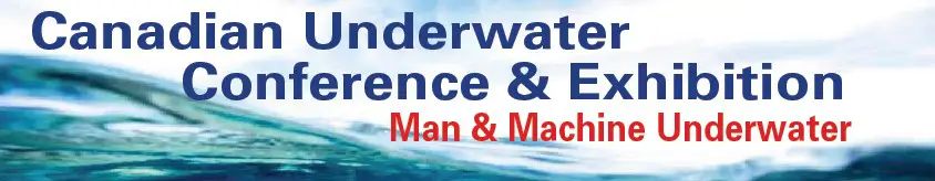 Canadian Underwater Conference & Exhibition – Man & Machine Underwater banner