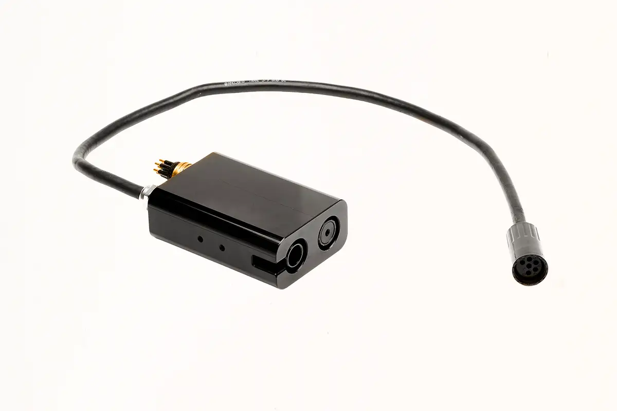 Underwater multi-sensor module with cable for temperature, depth and compass data